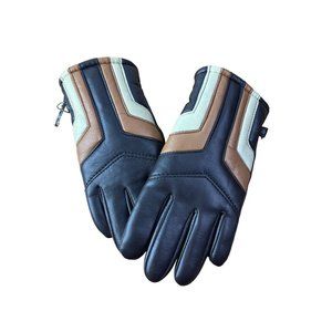 Vintage Wells Lamont Corporation brown Beige MOD gloves